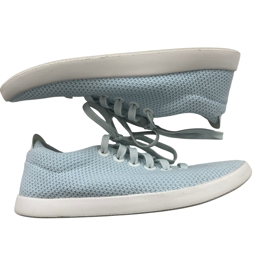 Allbirds Tree Pipers Womens 8 Light Blue Eucalyptus Fiber Low Top Sneakers